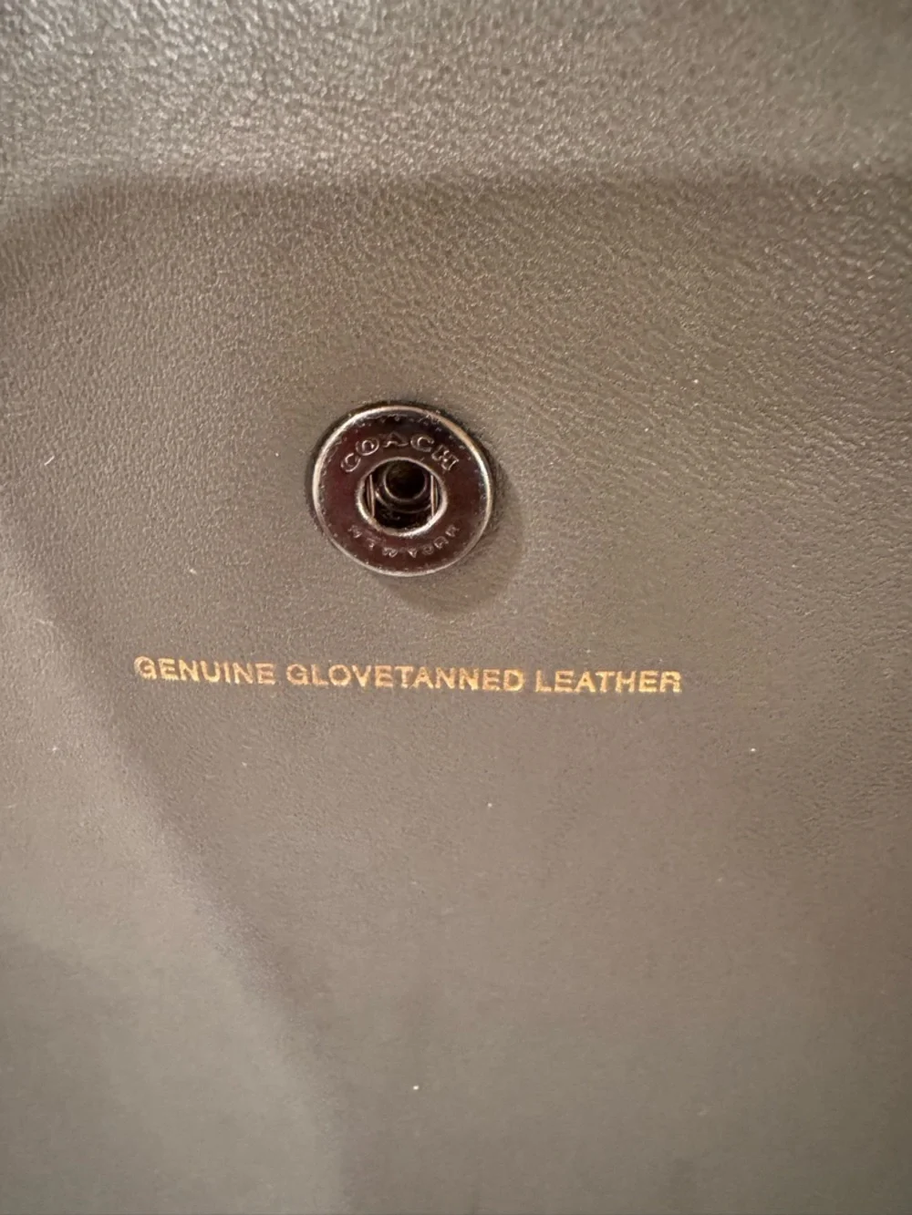 Coach Gray Leather Saddle Crossbody Bag with White Stitching - Picture 3 of 16